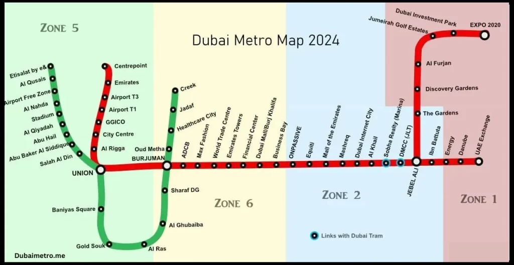 Dubai Metro Future Expansion